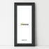 Panoramic Size Black Picture Frame Shabby Wall Frames With White Mount