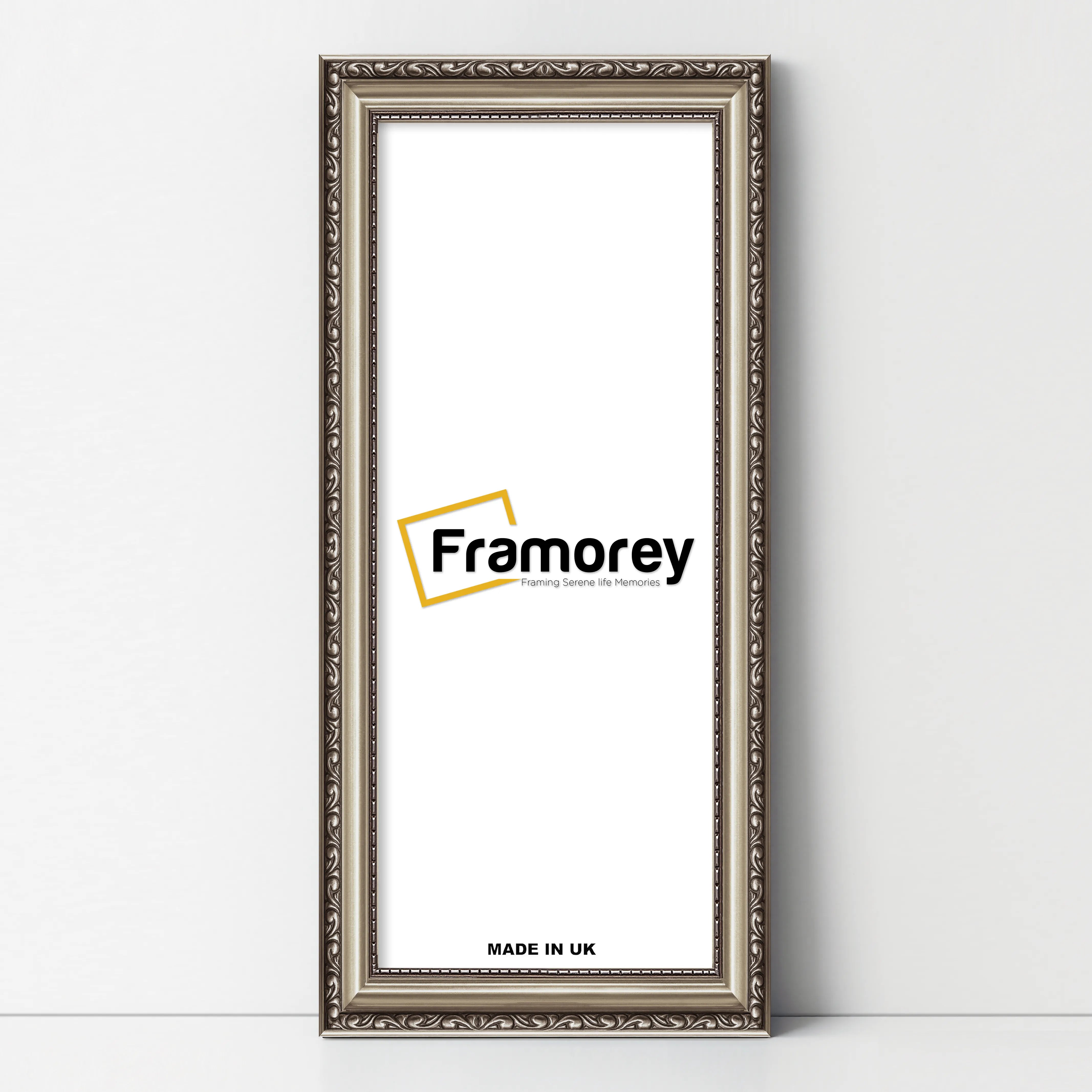 Shabby Chic Effect Panoramic Style Gun Metal Photo Frame Picture Frame