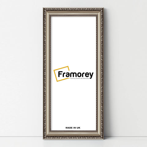 Shabby Chic Effect Panoramic Style Gun Metal Photo Frame Picture Frame