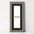 Panoramic Size Gun Metal Picture Frame Shabby Wall Frames With Black Mount