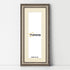 Panoramic Gun Metal Picture Frame Shabby Wall Frames With Ivory Mount
