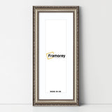 Panoramic Size Gun Metal Picture Frame Shabby Wall Frames With White Mount