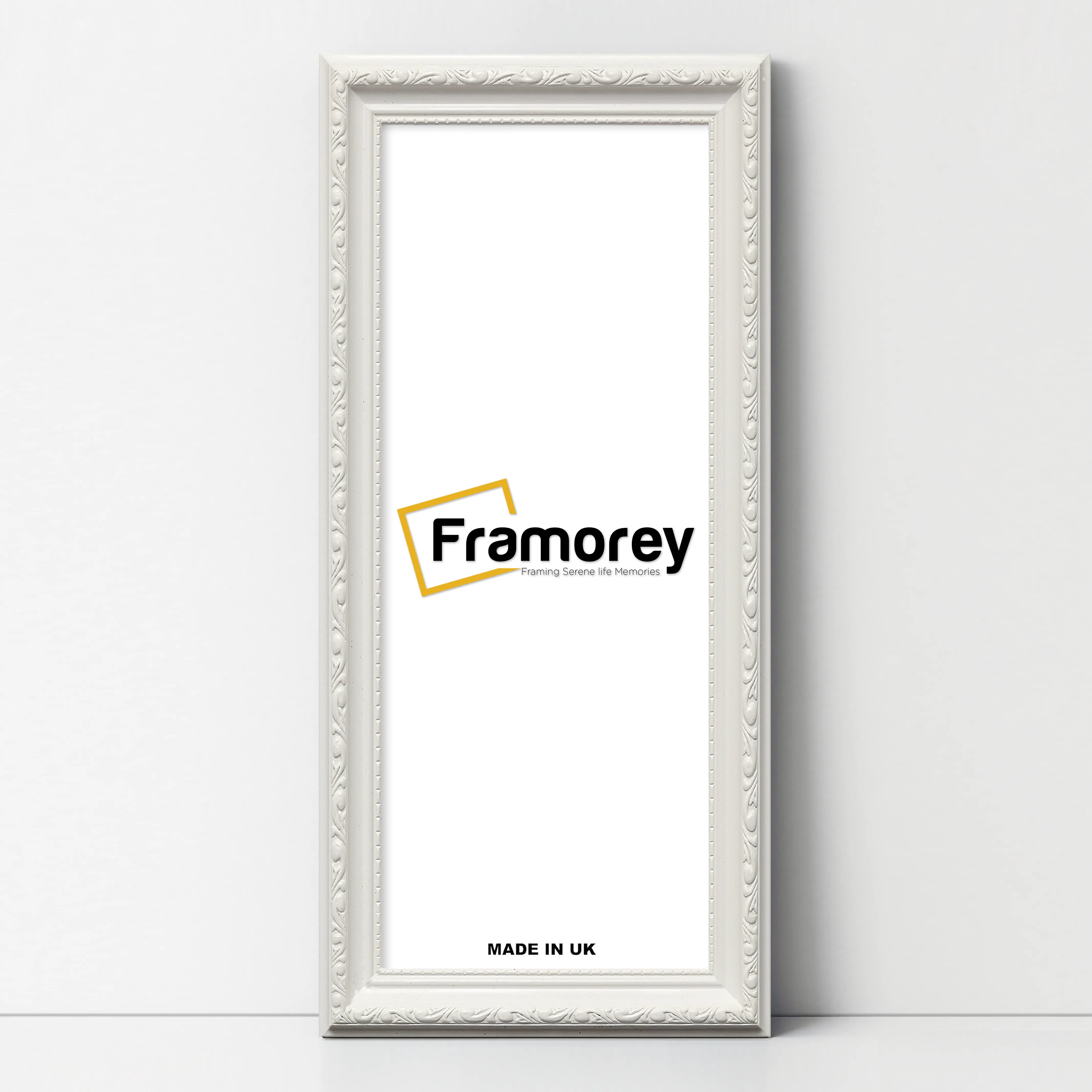 Shabby Chic Effect Panoramic Style White Photo Frame Picture Frame