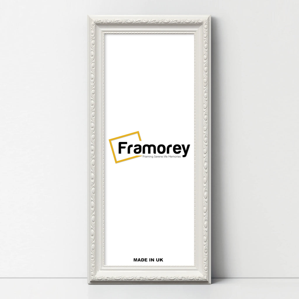 Shabby Chic Effect Panoramic Style White Photo Frame Picture Frame