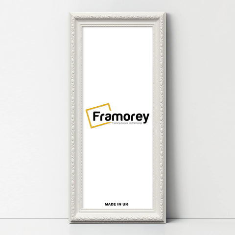 Shabby Chic Effect Panoramic Style White Photo Frame Picture Frame