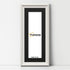 Panoramic Size White Picture Frame Shabby Wall Frames With Black Mount