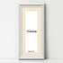 Panoramic Size White Picture Frame Shabby Wall Frames With Ivory Mount