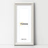 Panoramic Size White Picture Frame Shabby Wall Frames With White Mount