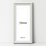 Panoramic Size White Picture Frame Shabby Wall Frames With White Mount