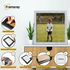 Square Size Picture Frame Silver Glitter Sparkle Photo Frames