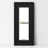 Panoramic Size Glitter Sparkle Black Photo Frames With Black Mount