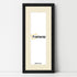 Panoramic Size Glitter Sparkle Black Photo Frames With Ivory Mount