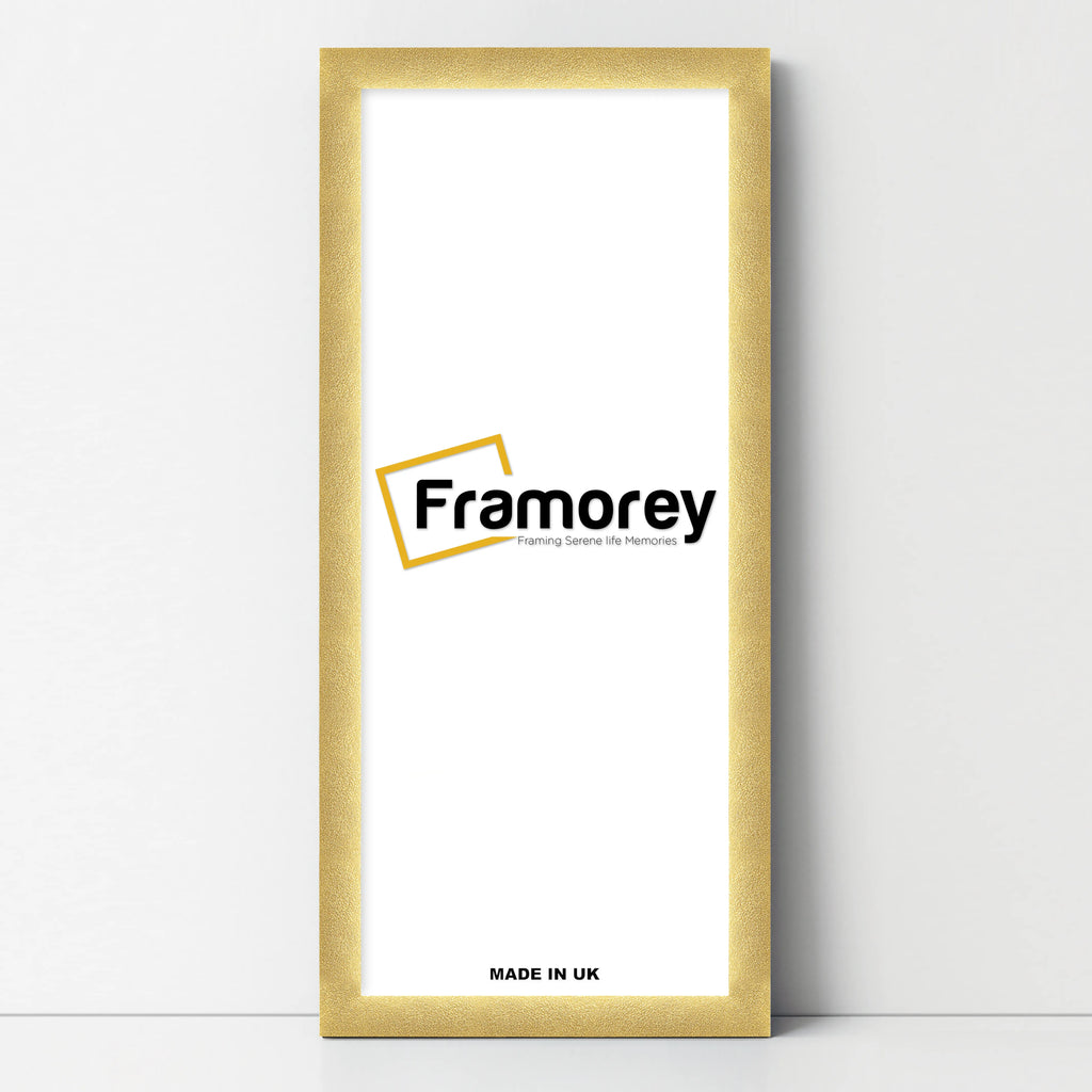 Panoramic Size Glitter Sparkle Gold Photo Frames Wall Art Frame