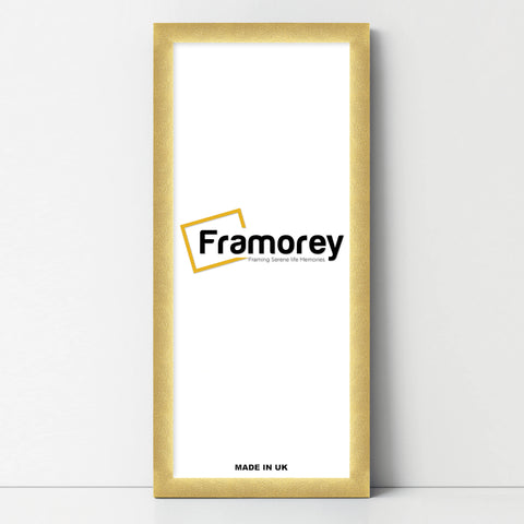 Panoramic Size Glitter Sparkle Gold Photo Frames Wall Art Frame