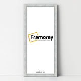 Panoramic Size Glitter Sparkle Silver Photo Frames Wall Art Frame