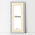 Panoramic Size Glitter Sparkle Silver Photo Frames With Ivory Mount