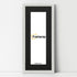 Panoramic Size Glitter Sparkle White Photo Frames With Black Mount
