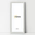 Panoramic Size Glitter Sparkle White Photo Frames With White Mount