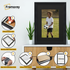 Step Style Black Picture Frame Wall Art Poster Frame With Black Mount