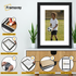 Step Style Black Picture Frame Wall Art Poster Frame With White Mount
