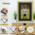 Step Style Gold Picture Frame Wall Art Poster Frame With Black Mount