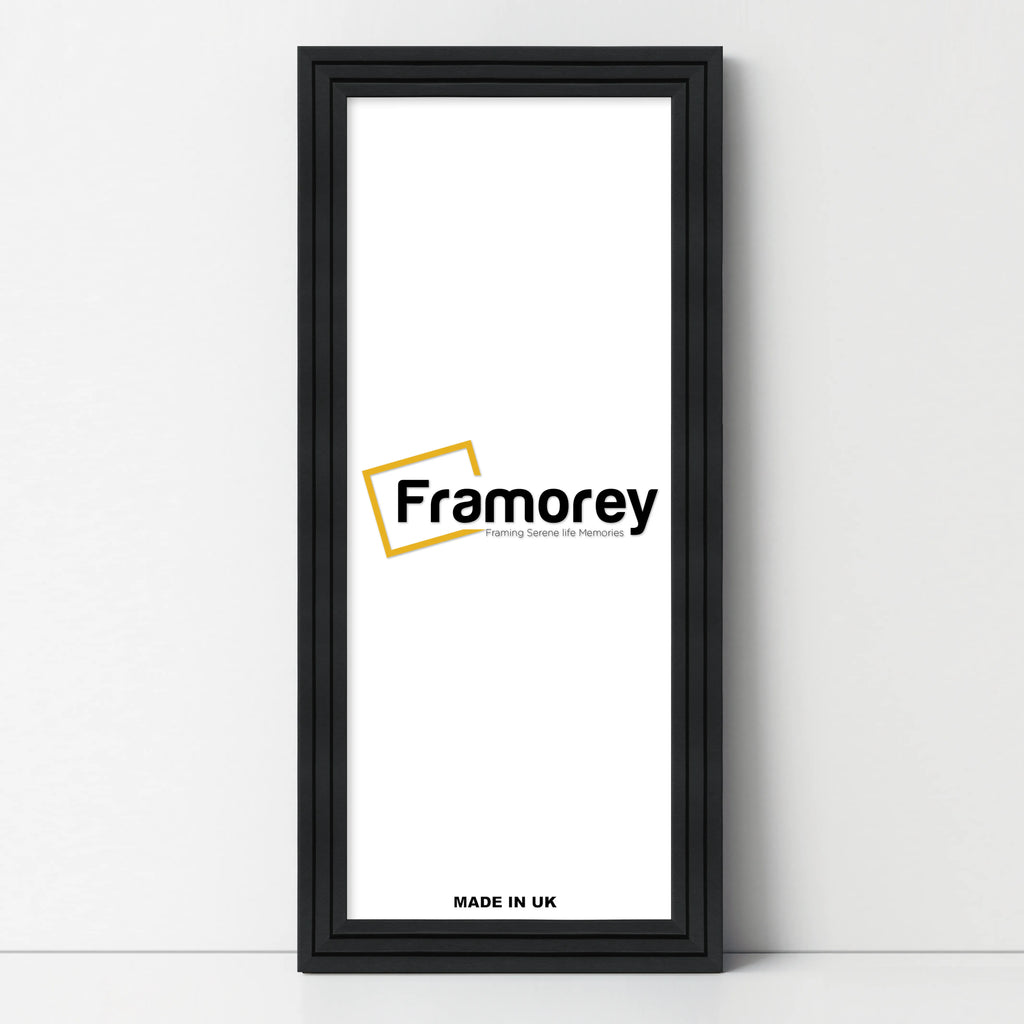 Panoramic Step Style Black Picture Frame Wall Art Poster Frame