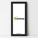 Panoramic Step Style Black Picture Frame Wall Art Poster Frame