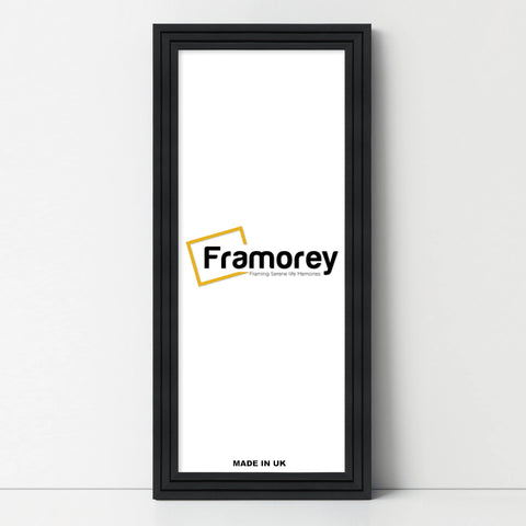 Panoramic Step Style Black Picture Frame Wall Art Poster Frame