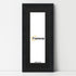 Panoramic Step Style Black Photo Frame With Black Mount