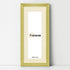 Panoramic Step Style Gold Photo Frame With Ivory Mount
