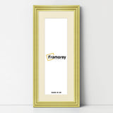 Panoramic Step Style Gold Photo Frame With Ivory Mount
