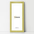 Panoramic Step Style Gold Photo Frame With White Mount