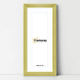 Panoramic Step Style Gold Photo Frame With White Mount