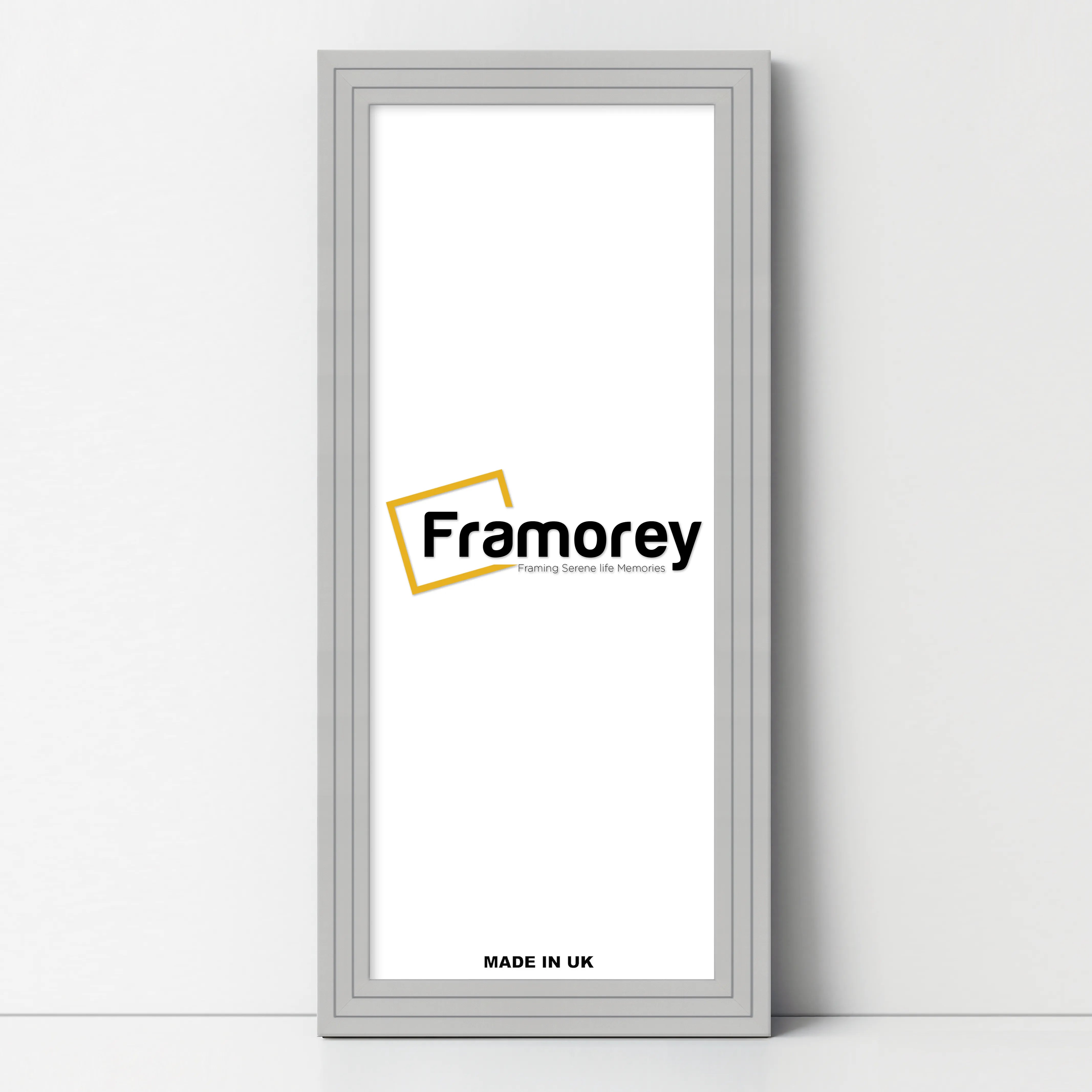 Panoramic Step Style Grey Picture Frame Wall Art Poster Frame