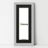 Panoramic Step Style Grey Photo Frame With Black Mount