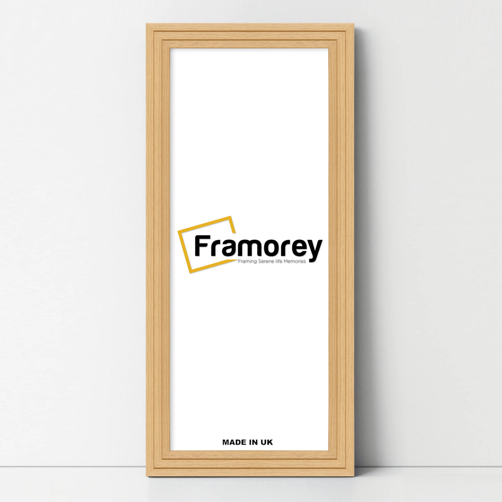 Panoramic Step Style Oak Picture Frame Wall Art Poster Frame