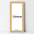 Panoramic Step Style Oak Picture Frame Wall Art Poster Frame