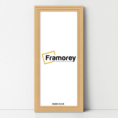 Panoramic Step Style Oak Picture Frame Wall Art Poster Frame