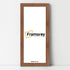 Panoramic Step Style Walnut Picture Frame Wall Art Poster Frame