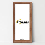 Panoramic Step Style Walnut Picture Frame Wall Art Poster Frame