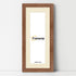 Panoramic Step Style Walnut Photo Frame With Ivory  Mount
