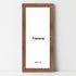 Panoramic Step Style Walnut Photo Frame With White Mount