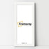 Panoramic Step Style White Picture Frame Wall Art Poster Frame