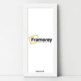 Panoramic Step Style White Picture Frame Wall Art Poster Frame