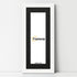 Panoramic Step Style White Photo Frame With Black Mount