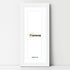 Panoramic Step Style White Photo Frame With White Mount