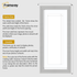 Panoramic Step Style Grey Photo Frame With White Mount