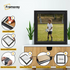 Swept Style Square Size Black Picture Frame Wall Decor Photo Frame