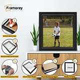 Swept Style Square Size Black Picture Frame Wall Decor Photo Frame