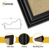 Swept Style Panoramic Black Picture Frame Wall Décor Photo Frame